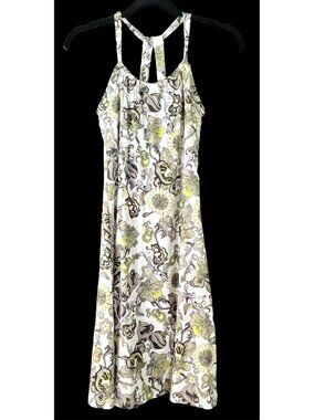 PrAna Quinn Racerback w/ Shelf Bra | Athletic Travel Dress Quick-Dry | Size S